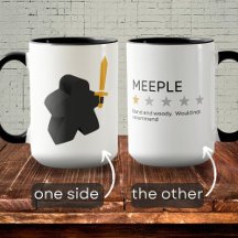 Engraçado Meeple Star Review Jogo de Conselho de E