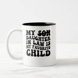 Caneca De Café Em Dois Tons Engraçado Minha Filha De Direito É Minha Filha Fav