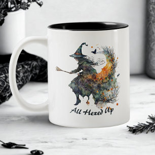 Caneca De Café Em Dois Tons Engraçado Moleza de Água Feiticeiras Brocas