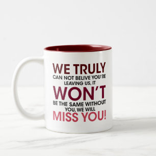Caneca De Café Em Dois Tons Engraçado, Nós realmente não podemos acreditar que