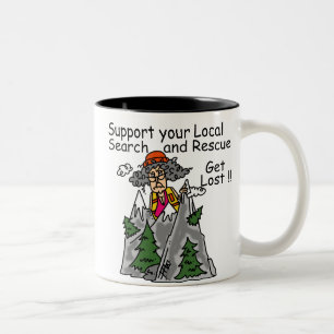Caneca De Café Em Dois Tons Engraçado Perder