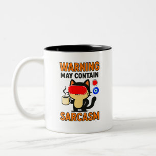 Caneca De Café Em Dois Tons Engraçado Sarcasm