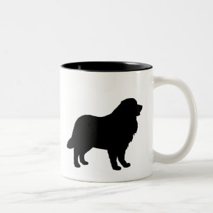 Caneca De Café Em Dois Tons Engrenagem do cão de montanha de Bernese