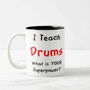 Caneca De Café Em Dois Tons ensine cilindros