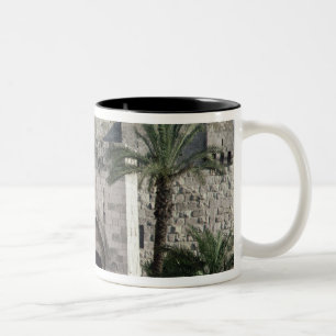 Caneca De Café Em Dois Tons Entrada à cidade velha