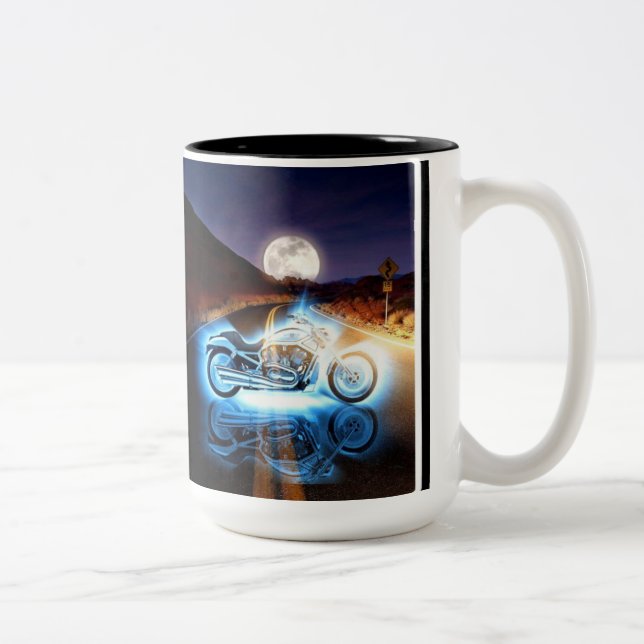 Caneca De Café Em Dois Tons Entrar na Eternidade (Direita)