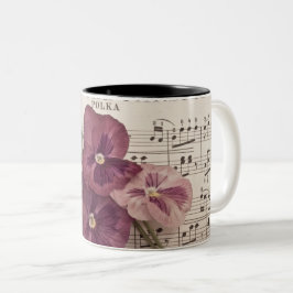 Caneca De Café Em Dois Tons Entre Os Painéis