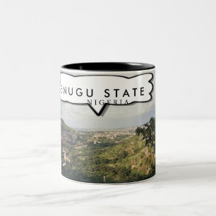Caneca De Café Em Dois Tons Enugu, Nigéria personalizou o TeaCup/caneca
