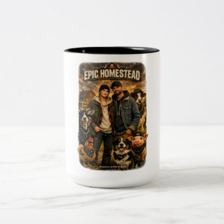 Caneca De Café Em Dois Tons Épica casa rural -
