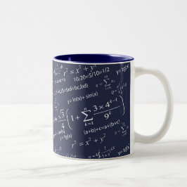 Caneca De Café Em Dois Tons Equações divertidas para Professores de Matemática