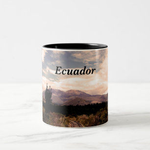 Caneca De Café Em Dois Tons Equador
