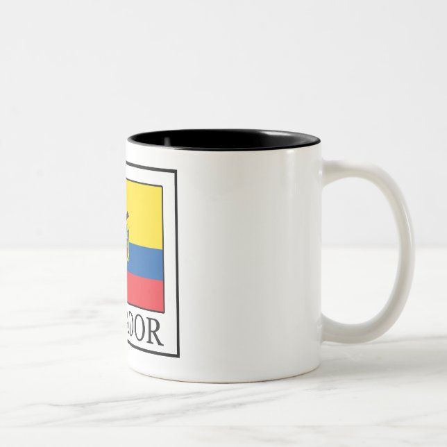 Caneca De Café Em Dois Tons Equador (Direita)