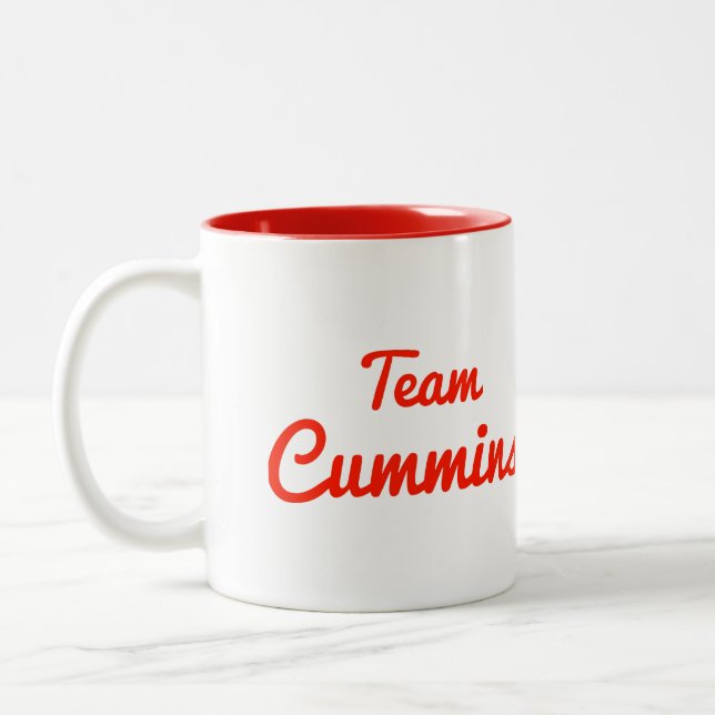Caneca De Café Em Dois Tons Equipe Cummins (Esquerda)