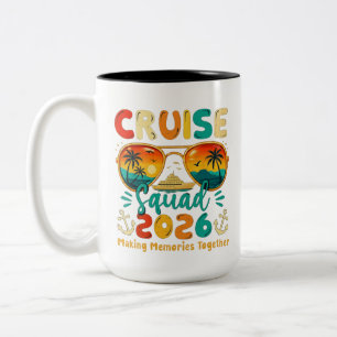 Caneca De Café Em Dois Tons Equipe de Cruzeiro 2026 Grupo Familiar Corresponde