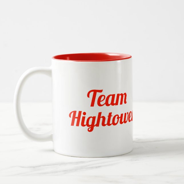 Caneca De Café Em Dois Tons Equipe Hightower (Esquerda)
