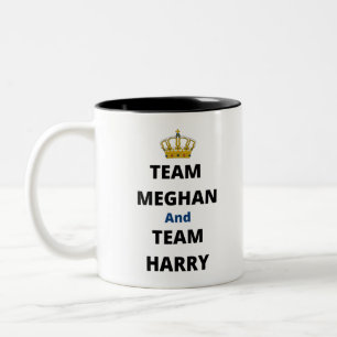 Caneca De Café Em Dois Tons Equipe Meghan e Harry