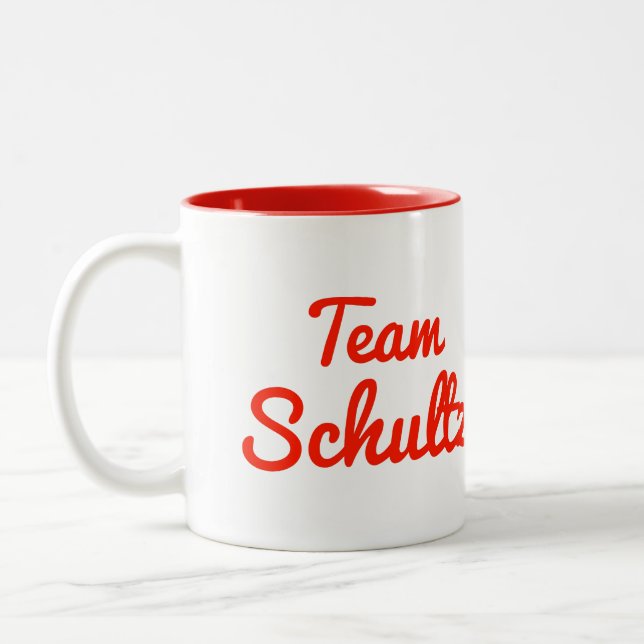 Caneca De Café Em Dois Tons Equipe Schultz (Esquerda)