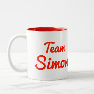 Caneca De Café Em Dois Tons Equipe Simon