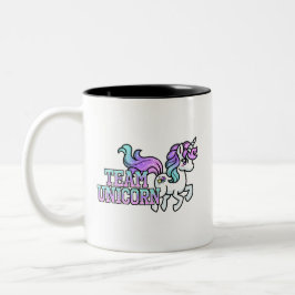 Caneca De Café Em Dois Tons Equipe UNICORN