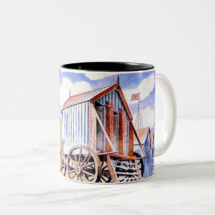 Caneca De Café Em Dois Tons Eric Ravilious - Adelburgh