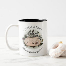 Caneca De Café Em Dois Tons Ernest & Tulip Coffee Mug - Desordem