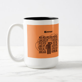 Caneca De Café Em Dois Tons Erro do sistema: Café não encontrado