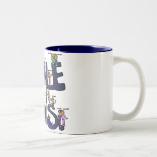 Caneca De Café Em Dois Tons Escala-Este-Caneca
