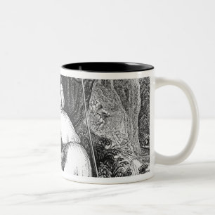 Caneca De Café Em Dois Tons Escarlate dos matares um fanfarrão