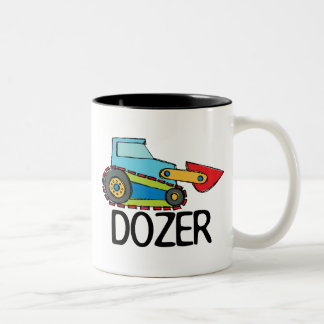 Caneca De Café Em Dois Tons Escavadora