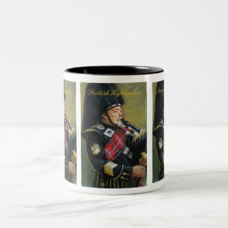 Caneca De Café Em Dois Tons Escocês escocês