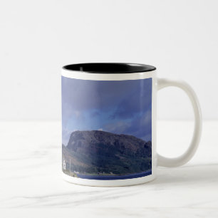 Caneca De Café Em Dois Tons Escócia, Highland, Wester Ross, Plockton.