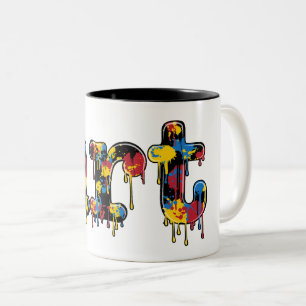 Caneca De Café Em Dois Tons Escola de Pintura e Professores