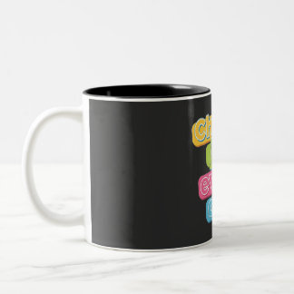 Caneca De Café Em Dois Tons Escolha a Alegria Todos os Dias !