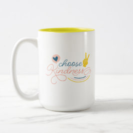 Caneca De Café Em Dois Tons Escolha o Mug de gentileza