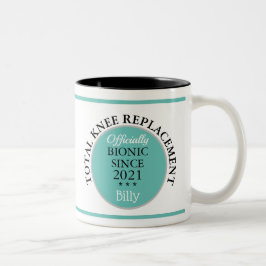 Caneca De Café Em Dois Tons Escolha Superior! Mug de joelho bicônico personali
