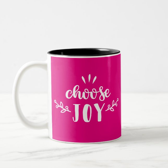 Caneca De Café Em Dois Tons Escolher Joy (Esquerda)