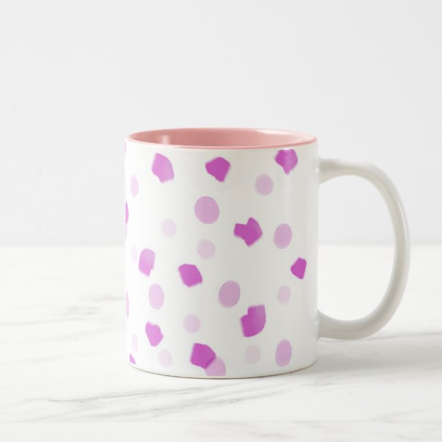 Caneca De Café Em Dois Tons Escórias Rosa (Direita)