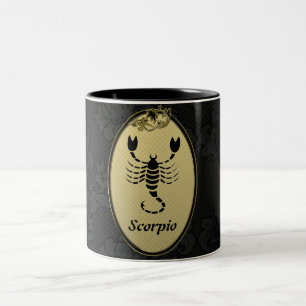Caneca De Café Em Dois Tons Escorpião