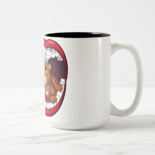 Caneca De Café Em Dois Tons Escove seus dentes