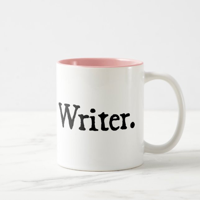 Caneca De Café Em Dois Tons Escritor (Direita)