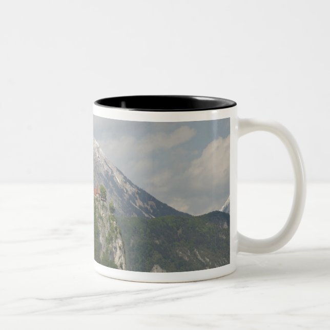 Caneca De Café Em Dois Tons ESLOVÊNIA, GORENJSKA, Bled: Castelo de Bled & 2 (Direita)