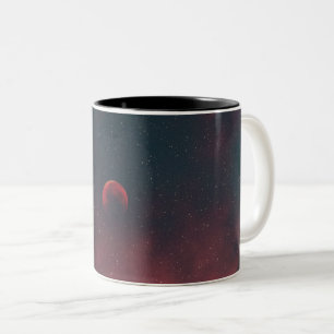Caneca De Café Em Dois Tons Espaço bonito