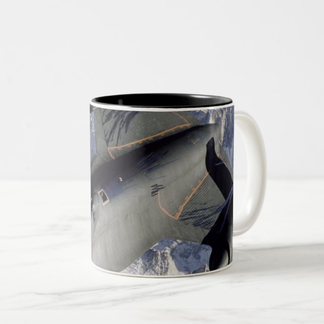 Caneca De Café Em Dois Tons Espaço bonito (Frente Esquerda)