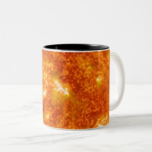 Caneca De Café Em Dois Tons Espaço Exterior (Frente Esquerda)