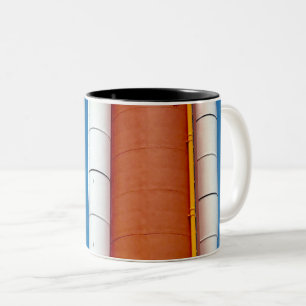 Caneca De Café Em Dois Tons Espaço Exterior