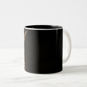 Caneca De Café Em Dois Tons Espaço maravilhoso