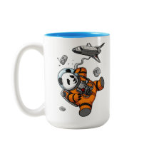 Espaço Panda Bear Astronauta Galáxia Cosmic Animal