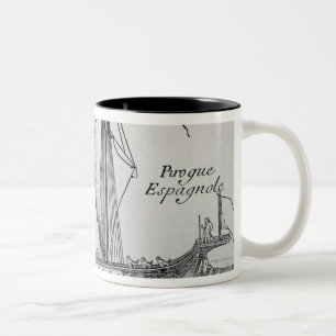Caneca De Café Em Dois Tons Espanhol Ship
