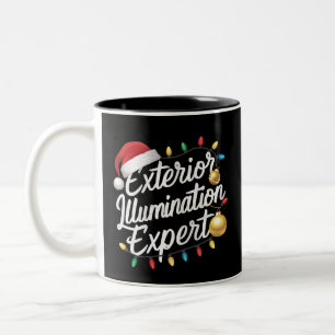 Caneca De Café Em Dois Tons Especialista em Iluminação Exterior de Natal Decor