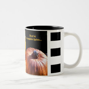 Caneca De Café Em Dois Tons Especiaria da abóbora